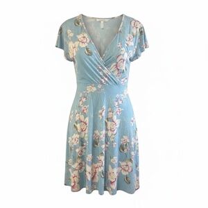Db Moon Floral Faux Wrap‎ Dress NWT